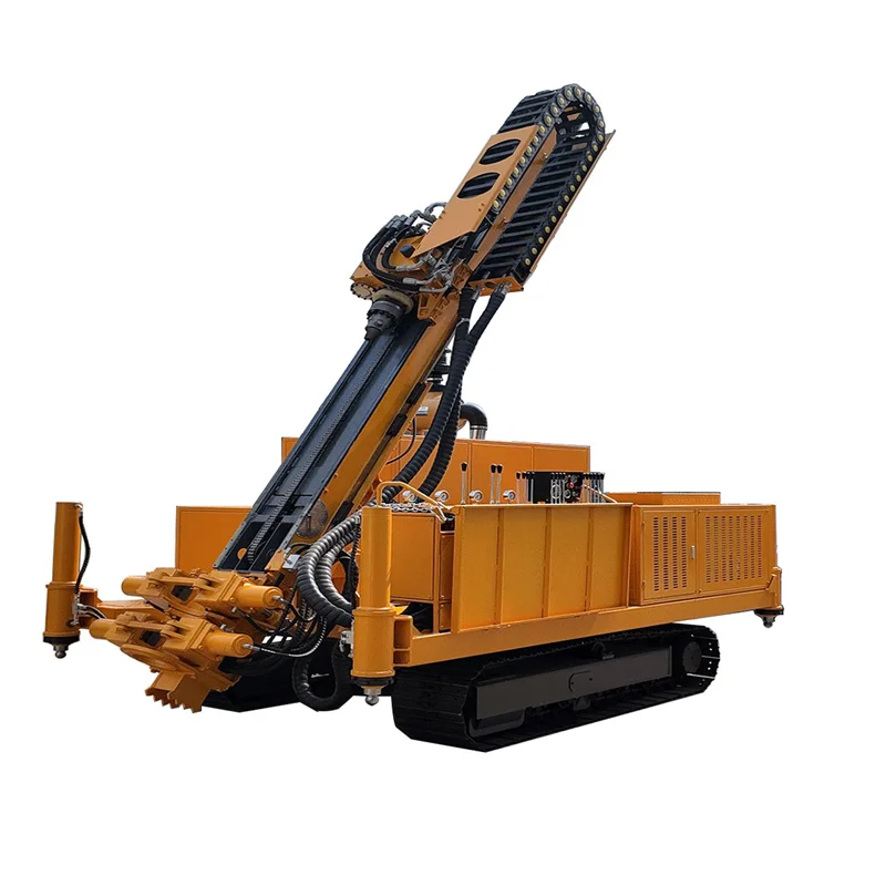 Crawler deep foundation pit anchor drilling rig